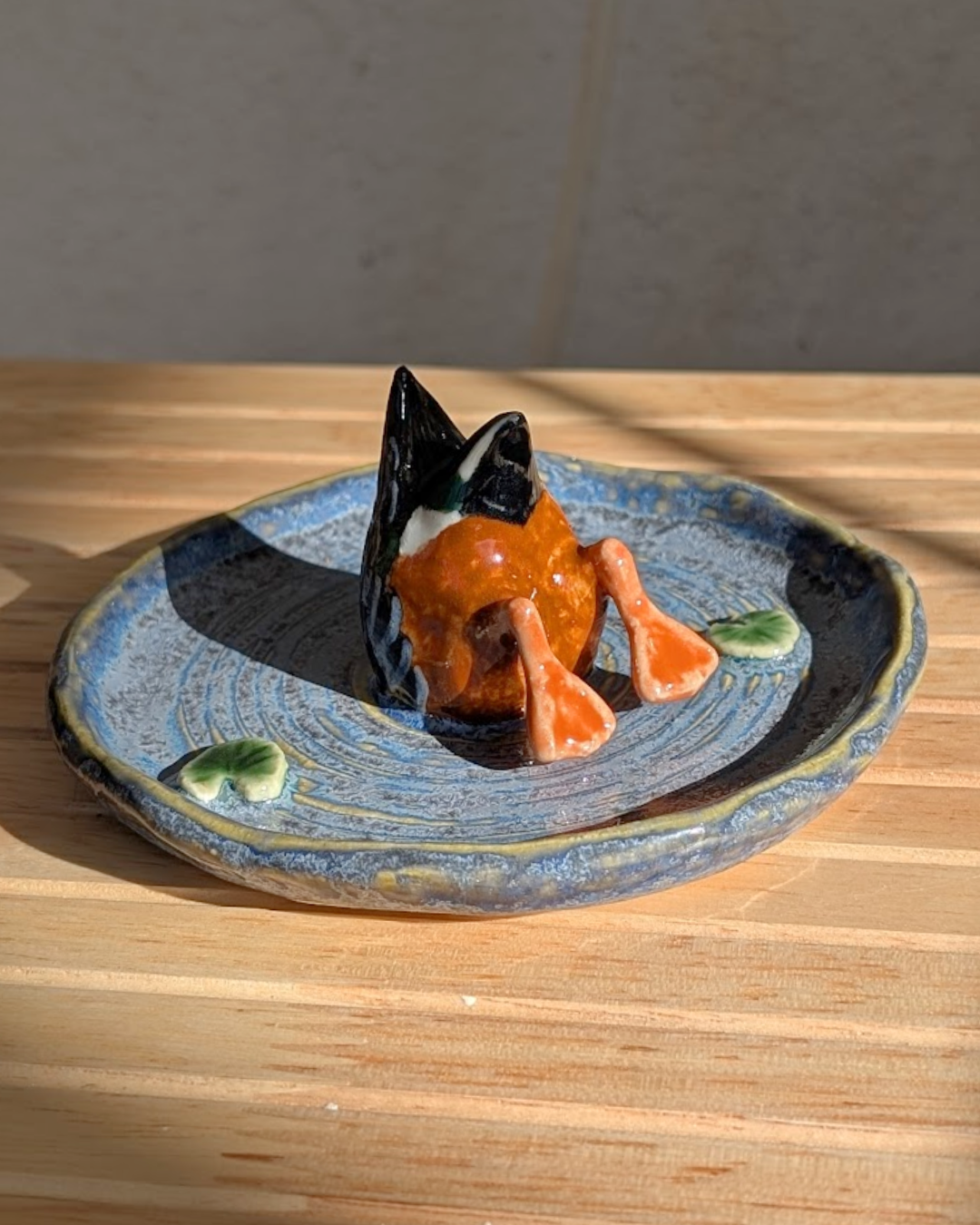 Dabbling Duck Trinket Plate - Northern Shoveler