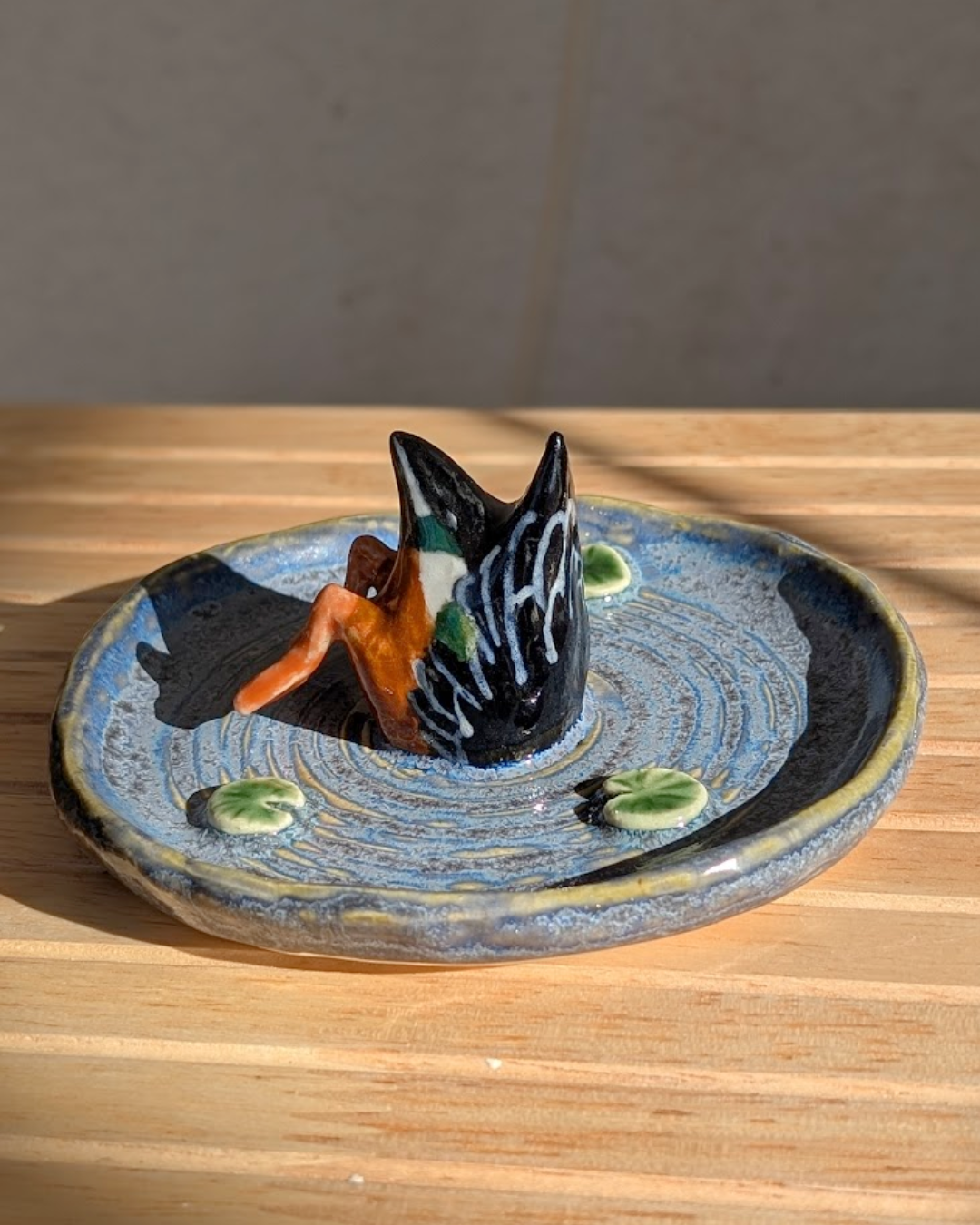 Dabbling Duck Trinket Plate - Northern Shoveler