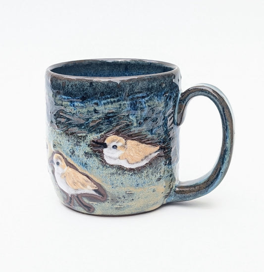 Sanderlings on Beach Mug 1