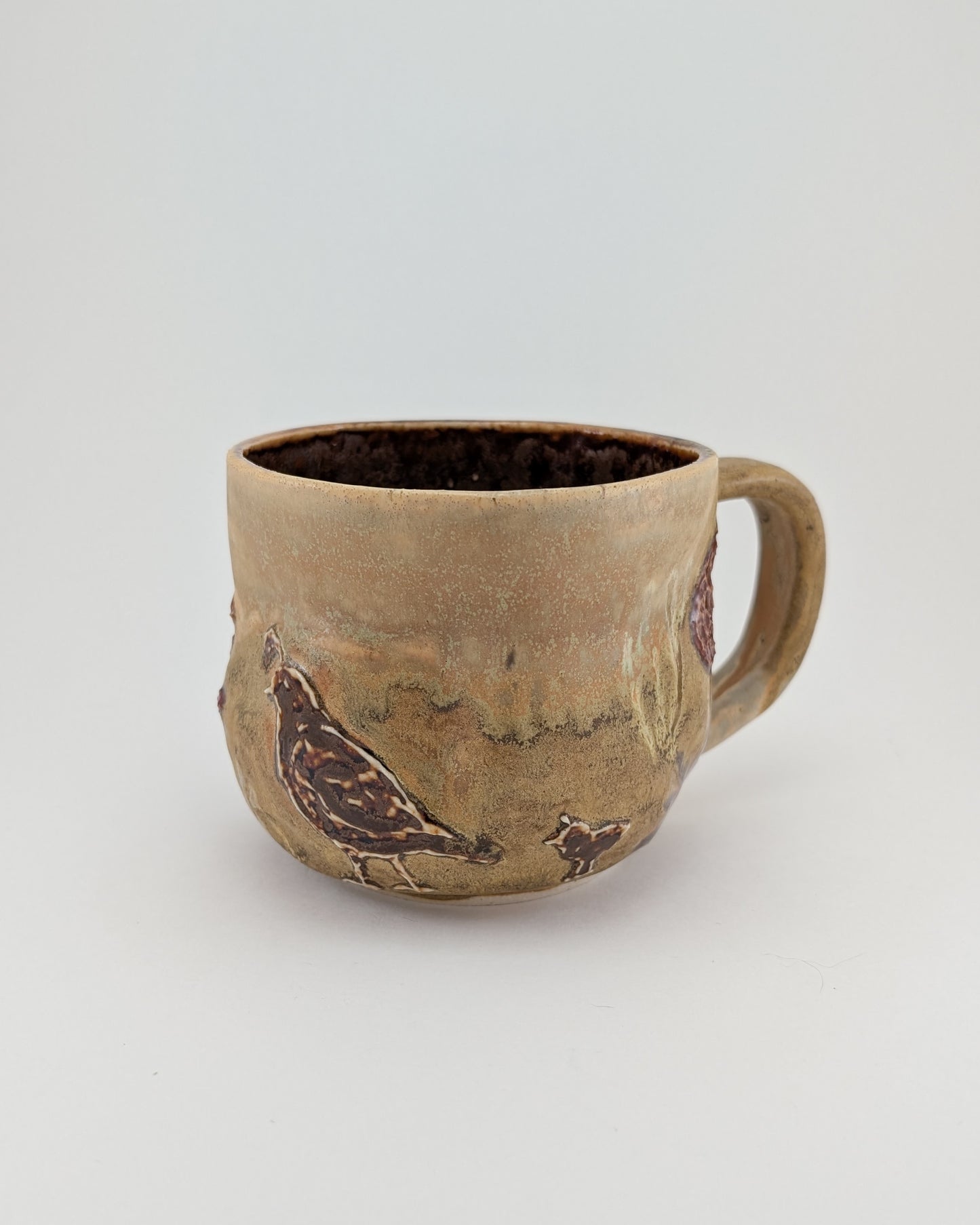 Desert Quail Mug - Freeform 12 oz
