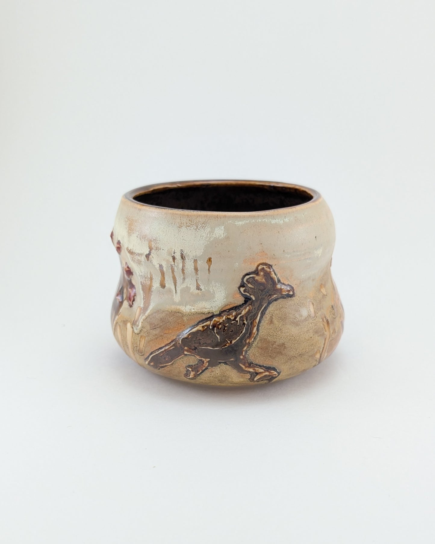 Desert Roadrunner Mug - Gourd Form 11 oz