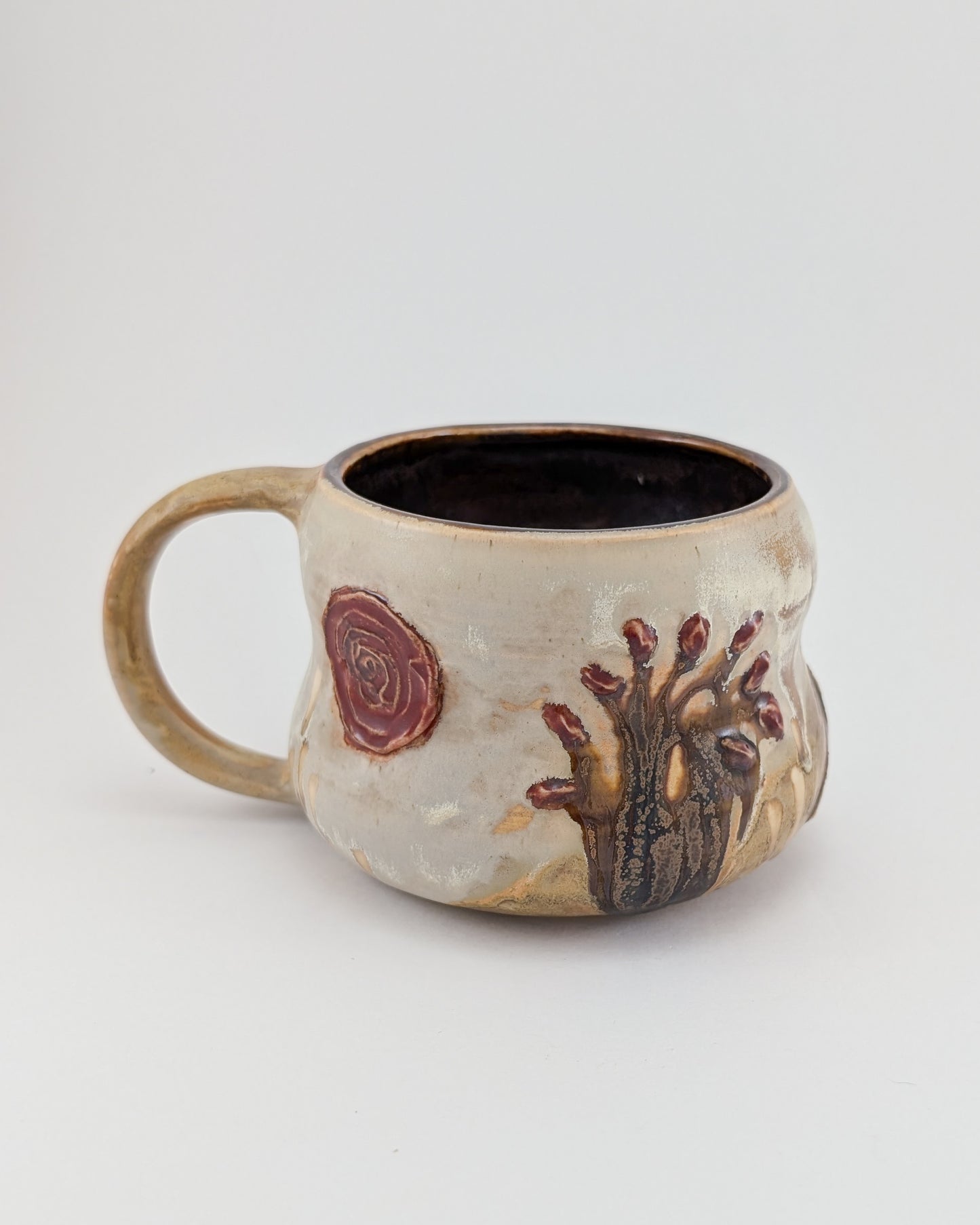 Desert Roadrunner Mug - Gourd Form 11 oz