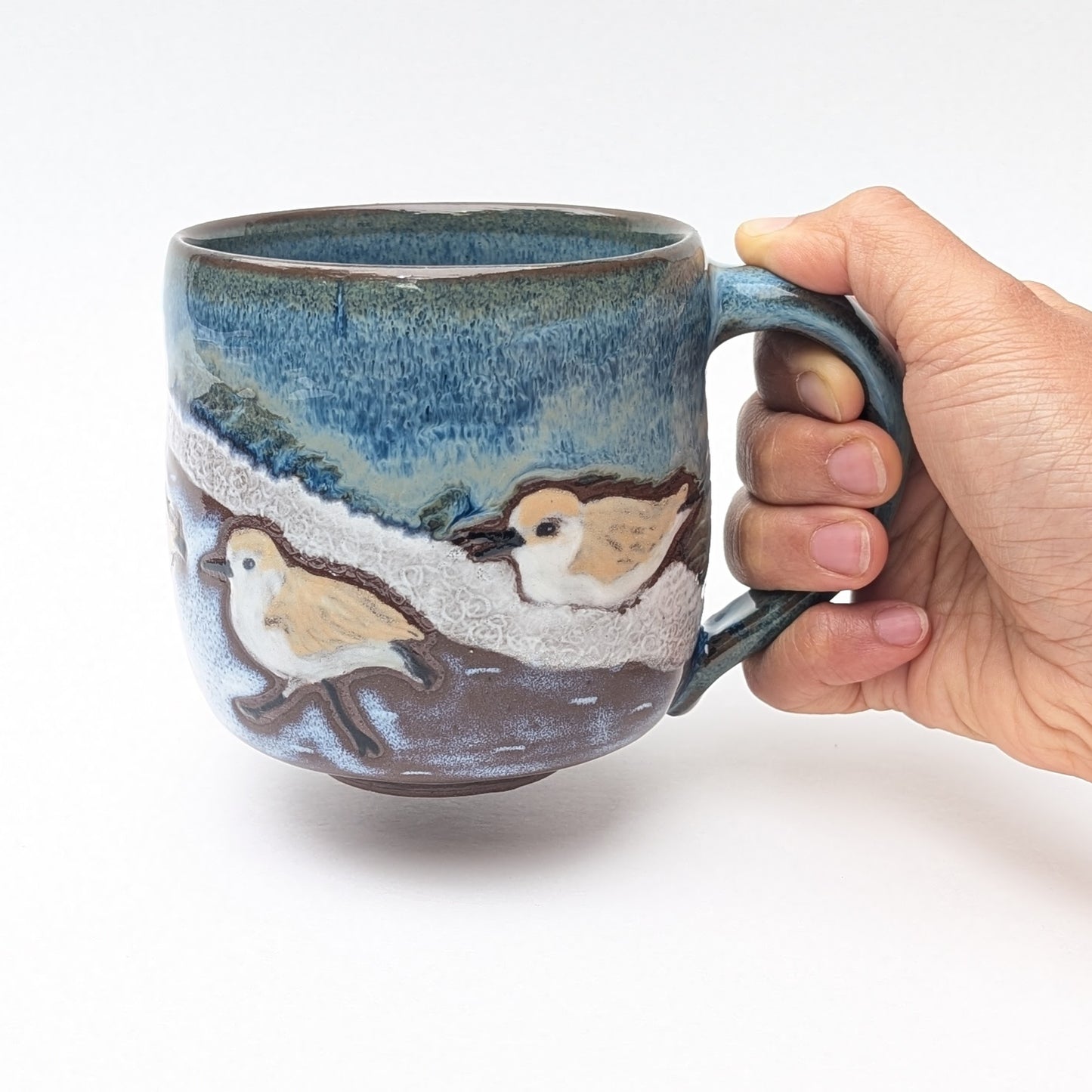 Sanderlings on Beach Mug 3