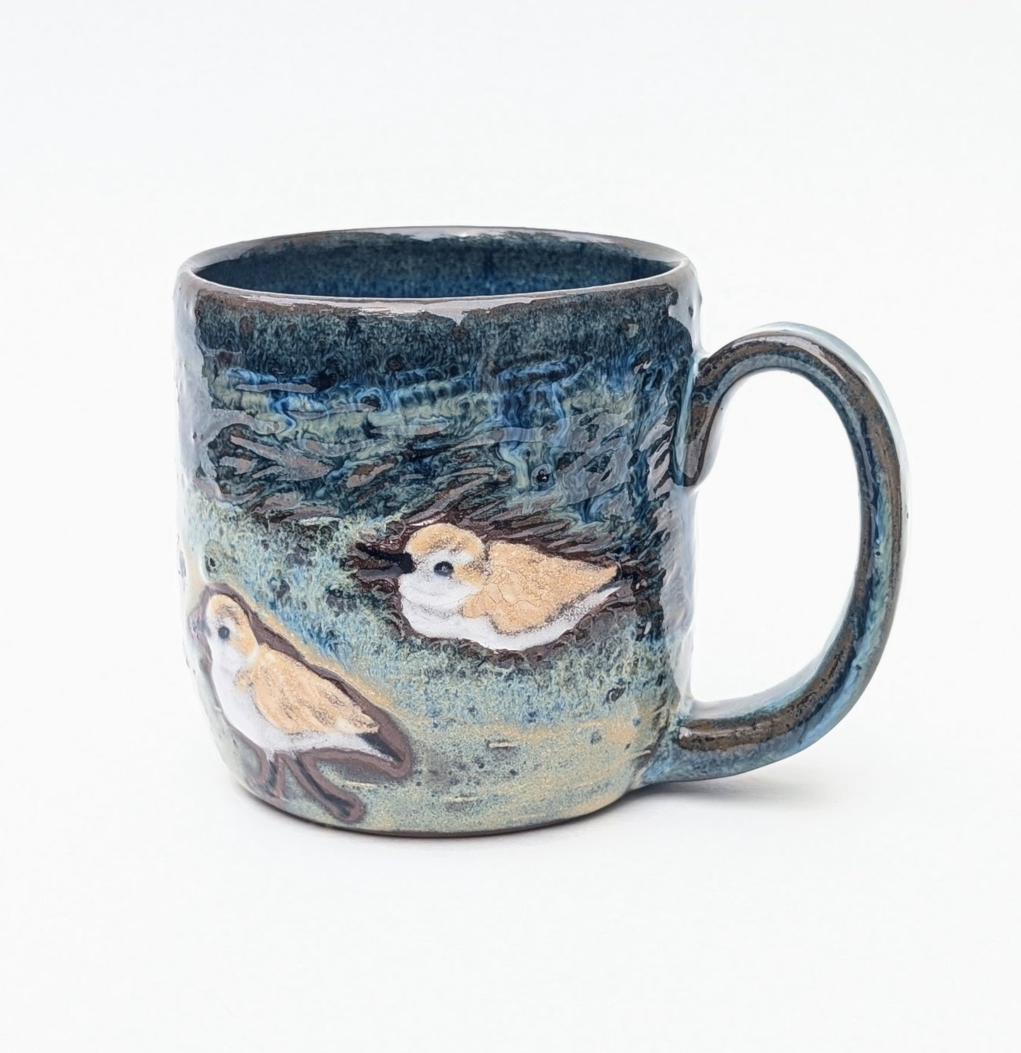 Sanderlings on Beach Mug 1