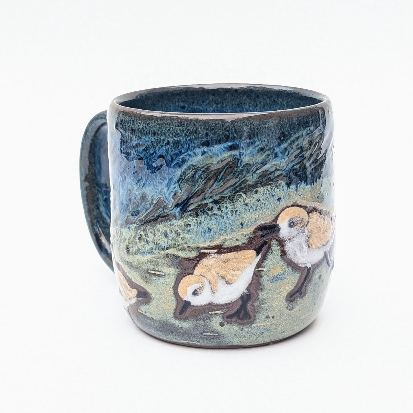Sanderlings on Beach Mug 1