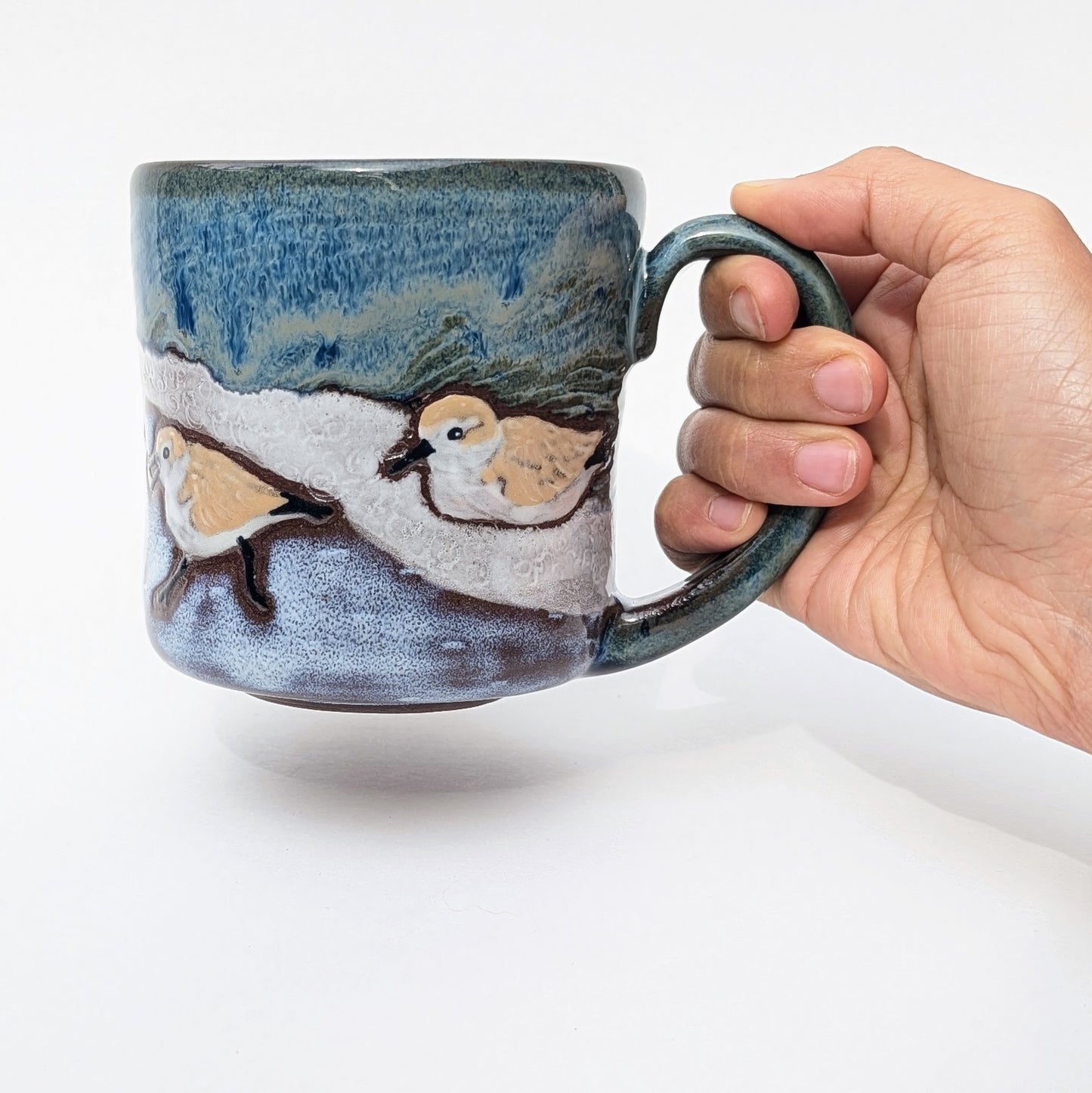 Sanderlings on Beach Mug 2