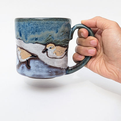 Sanderlings on Beach Mug 2
