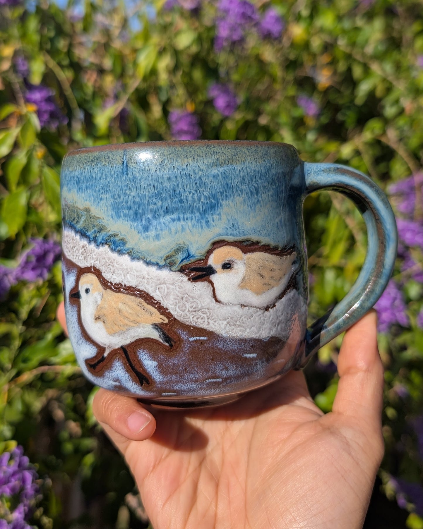 Sanderlings on Beach Mug 3