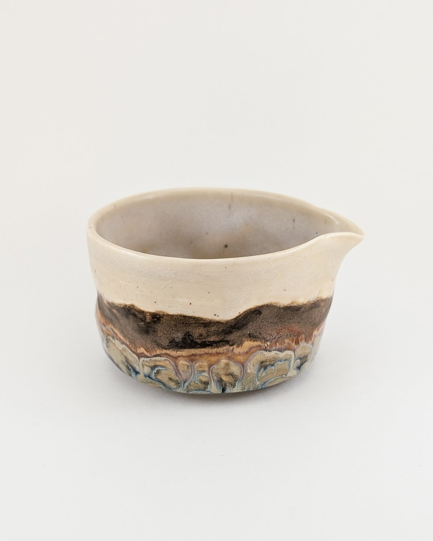 Ibises Wintering in Desert Floodplain Bowl with Spout - 10 oz