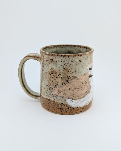 Snowy Plovers on Beach Mug - 10 oz