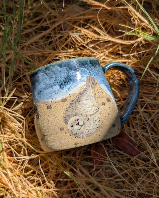 Harbor Seals on Beach Mug - 12 oz