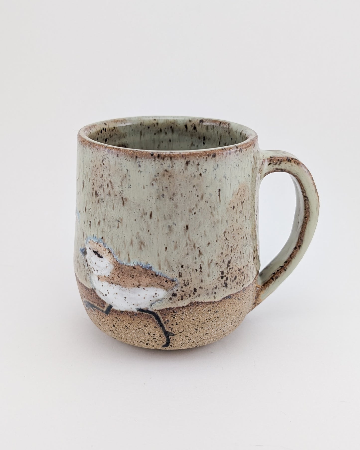 Snowy Plovers on Beach Mug - 12 oz