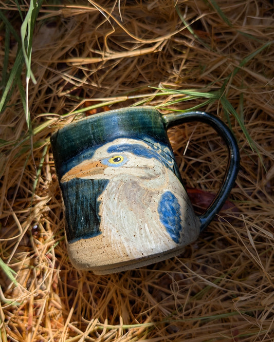 Great Blue Heron Mug - 11 oz