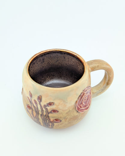 Desert Quail Mug - Gourd Form 9 oz