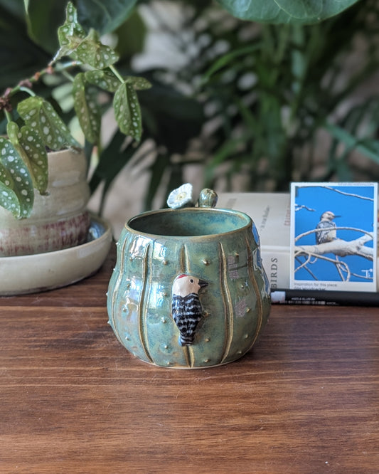 Saguaro Mug - Gila Woodpecker Edition - 12 oz