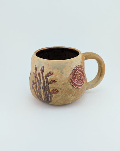 Desert Quail Mug - Gourd Form 9 oz