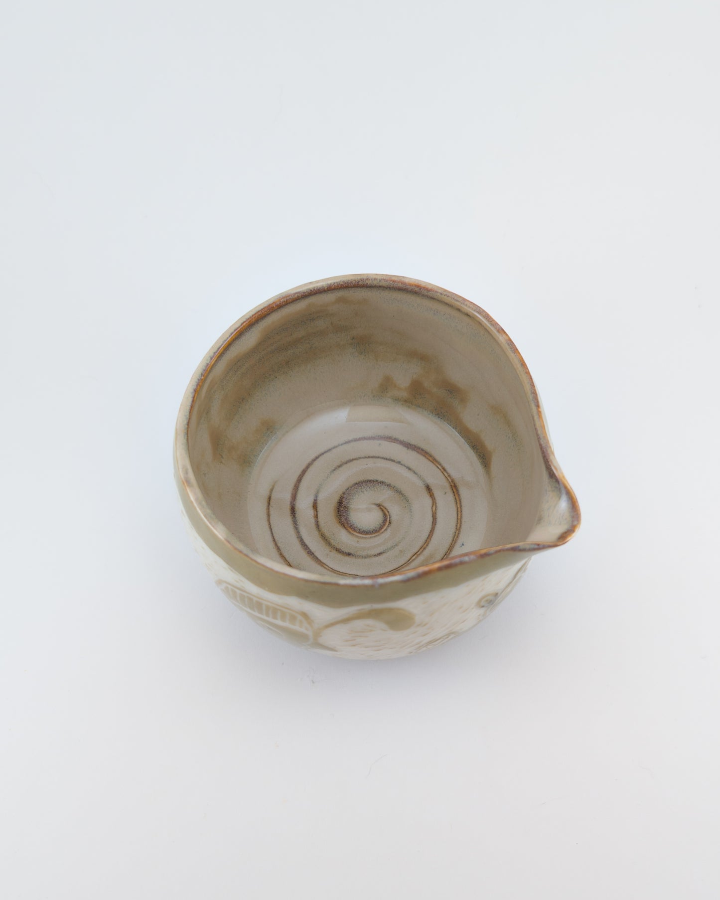 Prickly Pair of Quail Bowl with Spout - 10 oz (Slight Second)