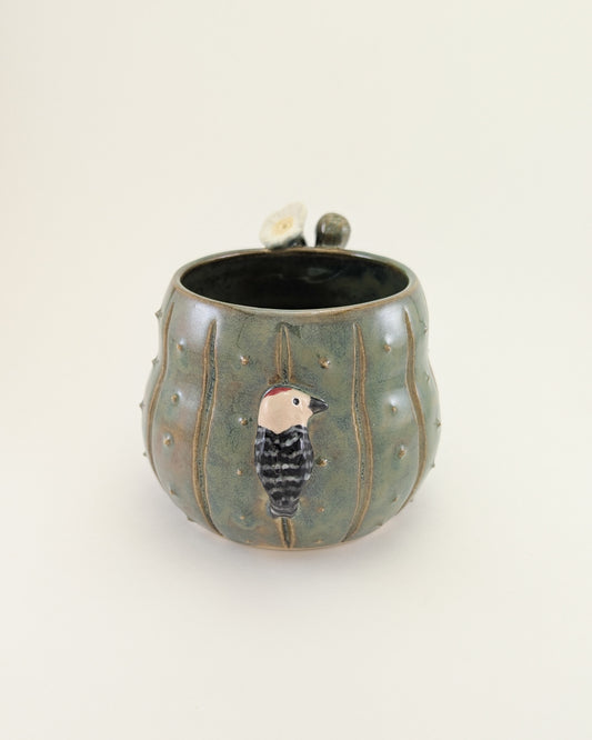 Saguaro Mug - Gila Woodpecker Edition - 12 oz