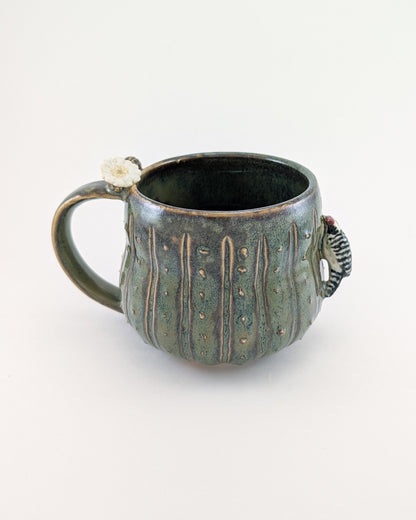 Saguaro Mug - Ladder-Backed Woodpecker Edition - 12 oz