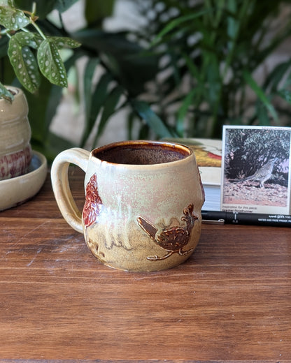 Desert Roadrunner Mug - Freeform 11 oz
