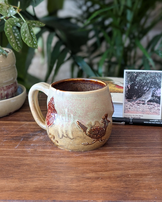 Desert Roadrunner Mug - Freeform 11 oz